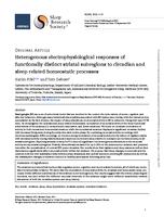 Heterogenous electrophysiological responses of functionally distinct striatal subregions to circadian and sleep-related homeostatic processes