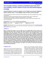 The association between continuous ambulatory heart rate, heart rate variability, and 24-h rhythms of heart rate with familial longevity and aging