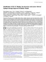 Identification of HLA-E binding Mycobacterium tuberculosis-derived epitopes through improved prediction models