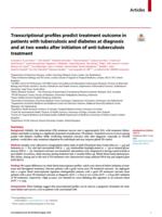 Transcriptional profiles predict treatment outcome in patients with tuberculosis and diabetes at diagnosis and at two weeks after initiation of anti-tuberculosis treatment