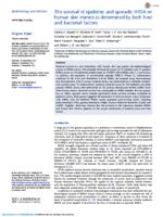 The survival of epidemic and sporadic MRSA on human skin mimics is determined by both host and bacterial factors