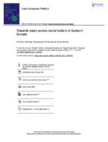 Towards open access social orders in Eastern Europe