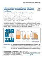 Deficits in geriatric assessment associate with disease activity and burden in older patients with inflammatory bowel disease