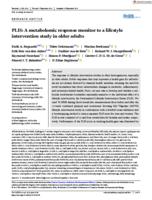 PLIS: a metabolomic response monitor to a lifestyle intervention study in older adults