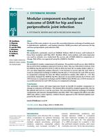 Modular component exchange and outcome of DAIR for hip and knee periprosthetic joint infection A SYSTEMATIC REVIEW AND META-REGRESSION ANALYSIS