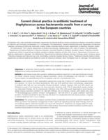 Current clinical practice in antibiotic treatment of Staphylococcus aureus bacteraemia