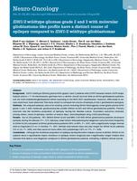 IDH1/2 wildtype gliomas grade 2 and 3 with molecular glioblastoma-like profile have a distinct course of epilepsy compared to IDH1/2 wildtype glioblastomas