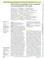 ASAS-EULAR recommendations for the management of axial spondyloarthritis