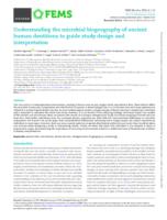 Understanding the microbial biogeography of ancient human dentitions to guide study design and interpretation