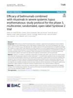 Efficacy of belimumab combined with rituximab in severe systemic lupus erythematosus: