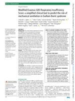 Modified Erasmus GBS Respiratory Insufficiency Score