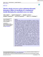 Muscle velocity recovery cycles as pharmacodynamic biomarker