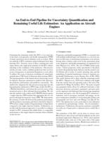 End-to-end pipeline for uncertainty quantification and remaining useful life estimation