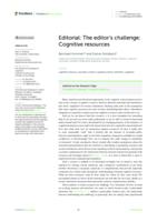 The editor's challenge