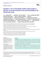 Hepatitis C virus in hemophilia