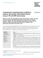 Comprehensive (apo)lipoprotein profiling in patients with genetic hypertriglyceridemia using LC-MS and NMR spectroscopy