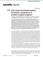 Pan-cancer functional analysis of somatic mutations in G protein-coupled receptors