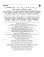 The JWST early release science program for the direct imaging and spectroscopy of exoplanetary systems