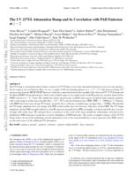 The UV 2175 rA attenuation bump and its correlation with PAH emission at z ~ 2