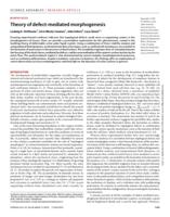 Theory of defect-mediated morphogenesis