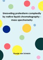 Unraveling proteoform complexity by native liquid chromatography-mass spectrometry