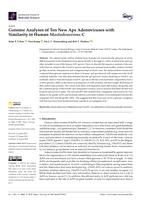 Genome analyses of ten new ape adenoviruses with similarity to Human Mastadenovirus C