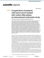 Complications of patients with bone tumors treated with carbon-fiber plates: an international multicenter study