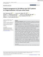 Surgical management of 144 diffuse-type TGCT patients in a single institution