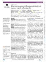 Bifurcation occlusions and endovascular treatment outcome in acute ischemic stroke