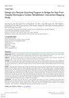 Design of a remote coaching program to bridge the gap from hospital discharge to cardiac rehabilitation