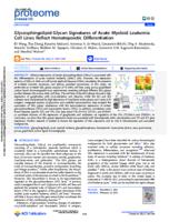 Glycosphingolipid-glycan signatures of acute myeloid leukemia cell lines reflect hematopoietic differentiation