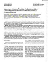 Agreement Between Physician Evaluation and the Composite Response Index in Diffuse Cutaneous Systemic Sclerosis