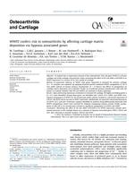 WWP2 confers risk to osteoarthritis by affecting cartilage matrix deposition via hypoxia associated genes