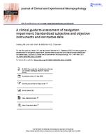 A clinical guide to assessment of navigation impairment