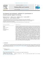 Development and preliminary validation of a questionnaire to measure parental support for drawing