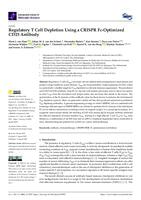 Regulatory T Cell Depletion Using a CRISPR Fc-Optimized CD25 Antibody