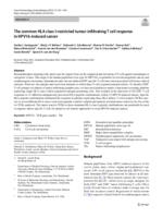 The common HLA class I-restricted tumor-infiltrating T cell response in HPV16-induced cancer