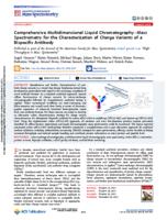 Comprehensive multidimensional liquid chromatography-mass spectrometry for the characterization of charge variants of a bispecific antibody