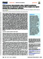 PTX3 structure determination using a hybrid cryoelectron microscopy and AlphaFold approach offers insights into ligand binding and complement activation