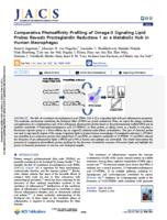 Comparative photoaffinity profiling of omega-3 signaling lipid probes reveals prostaglandin reductase 1 as a metabolic hub in human macrophages