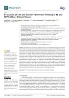 Evaluation of fast and sensitive proteome profiling of FF and FFPE kidney patient tissues