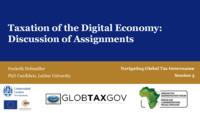 Taxation of the digital economy and forum shopping