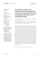 Role of burn severity and posttraumatic stress symptoms in the co-occurrence of itch and neuropathic pain after burns