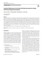 Long‑term effectiveness of an online self‑help intervention for people with HIV and depressive symptoms