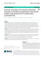 A future orientation intervention delivered through a smartphone application and virtual reality