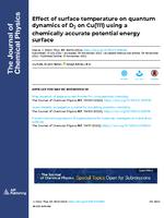 Effect of surface temperature on quantum dynamics of D2 on Cu(111) using a chemically accurate potential energy surface