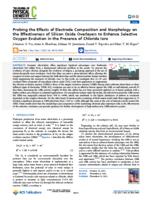 Probing the effects of electrode composition and morphology on the effectiveness of silicon oxide overlayers to enhance selective oxygen evolution in the presence of chloride ions