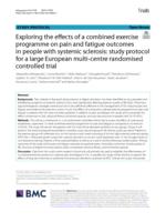 Exploring the effects of a combined exercise programme on pain and fatigue outcomes in people with systemic sclerosis: