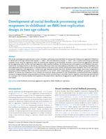 Development of social feedback processing and responses in childhood