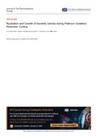 Nucleation and growth of dendritic islands during platinum oxidation-reduction cycling